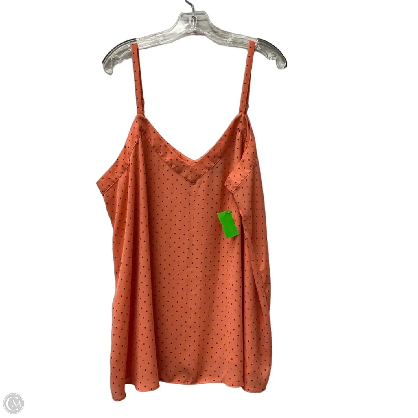 Top Sleeveless By Torrid In Orange, Size: 2x