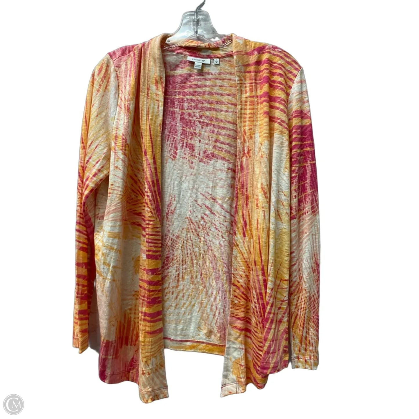 Cardigan By Chicos In Pink, Size: M
