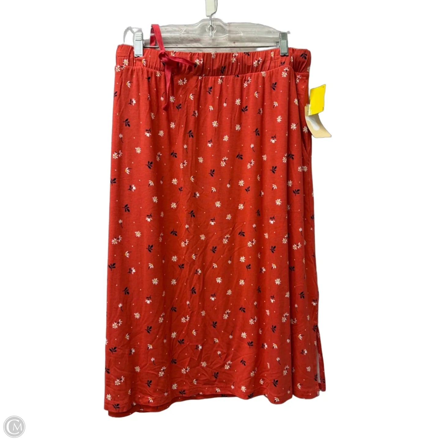 Skirt Midi By St Johns Bay In Orange, Size: 20