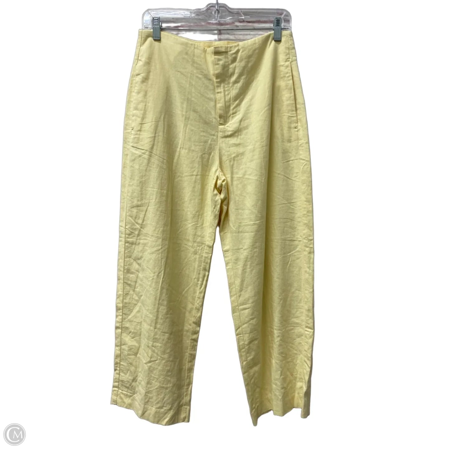 Pants Wide Leg By Gap In Yellow, Size: 4