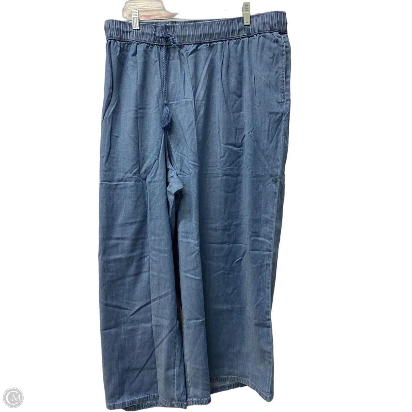Pants Wide Leg By Cme In Blue, Size: 22