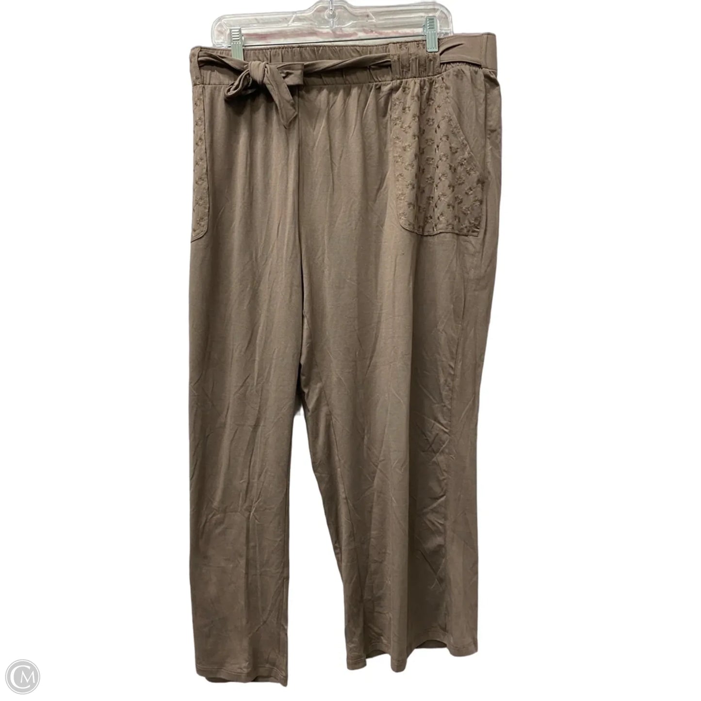 Pants Lounge By Any Body In Brown, Size: 22