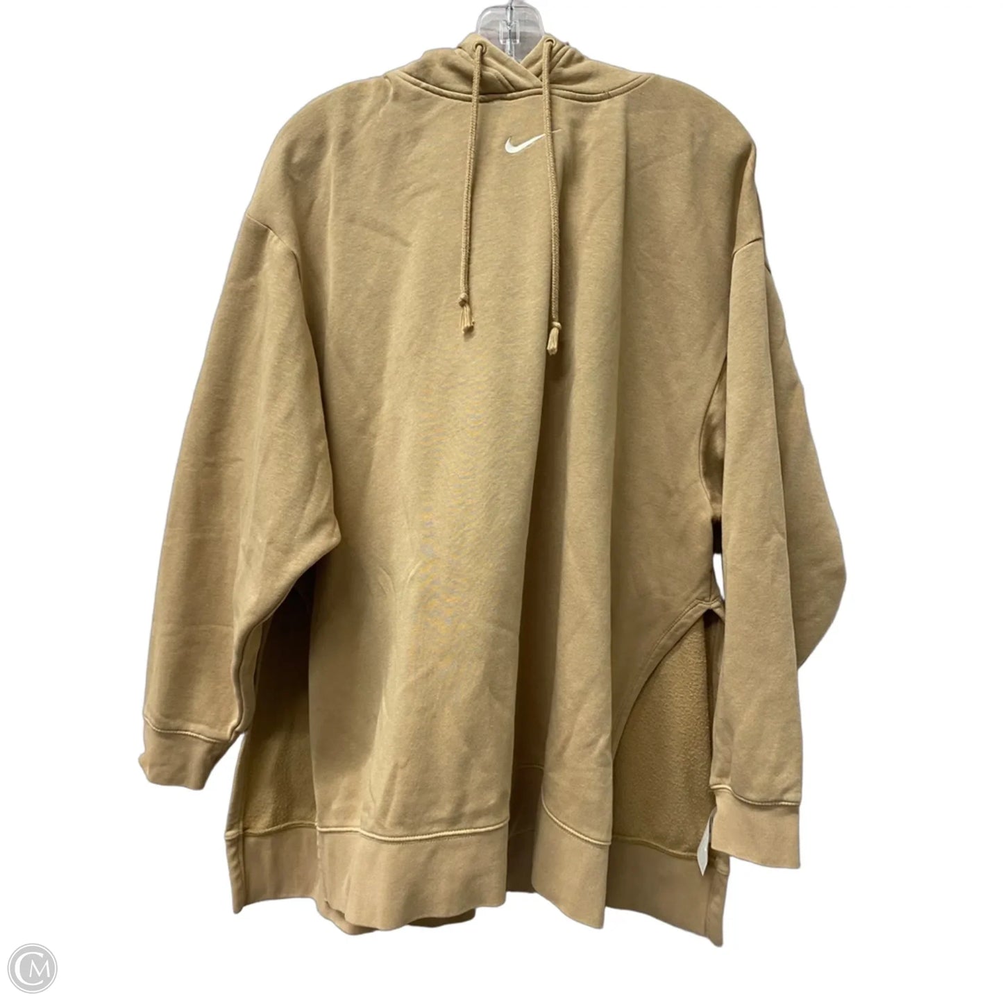 Athletic Sweatshirt Hoodie By Nike Apparel In Brown, Size: Xs