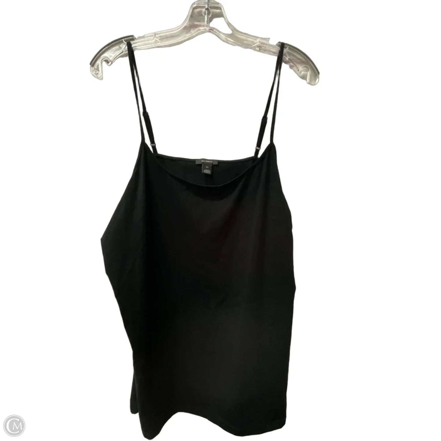 Tank Top By Halogen In Black, Size: 2x