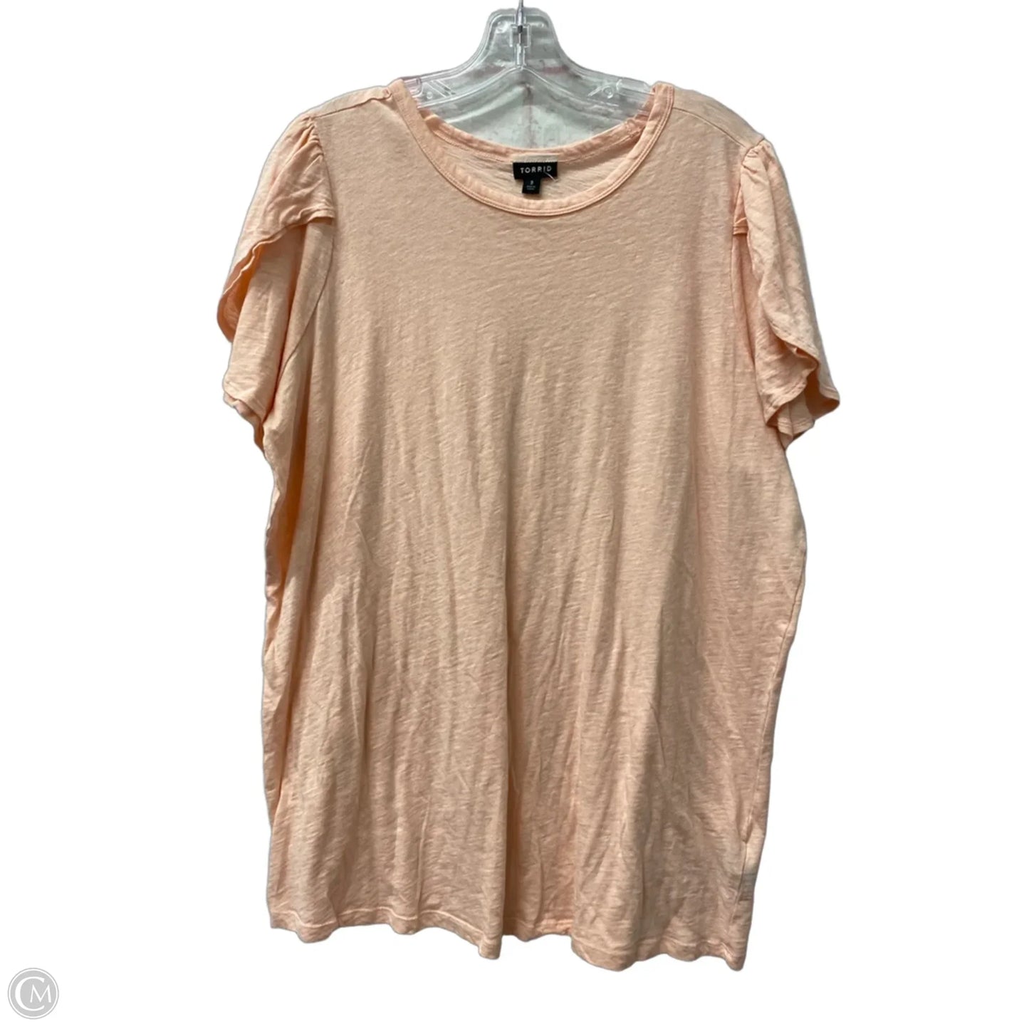 Top Short Sleeve By Torrid In Pink, Size: 3x