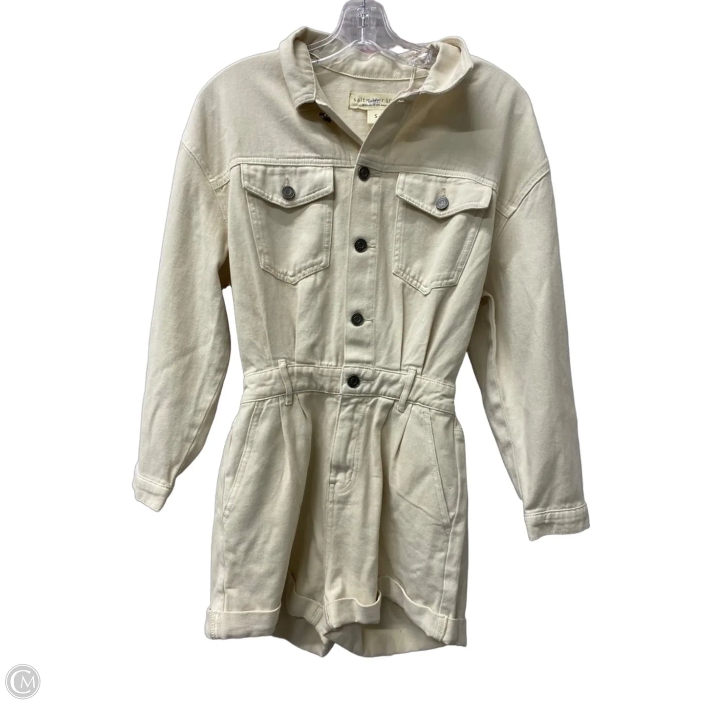 Romper By Saltwater Luxe In Tan, Size: S