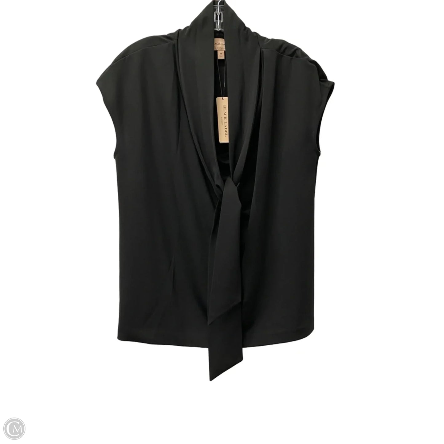Top Short Sleeve By Chicos In Black, Size: M