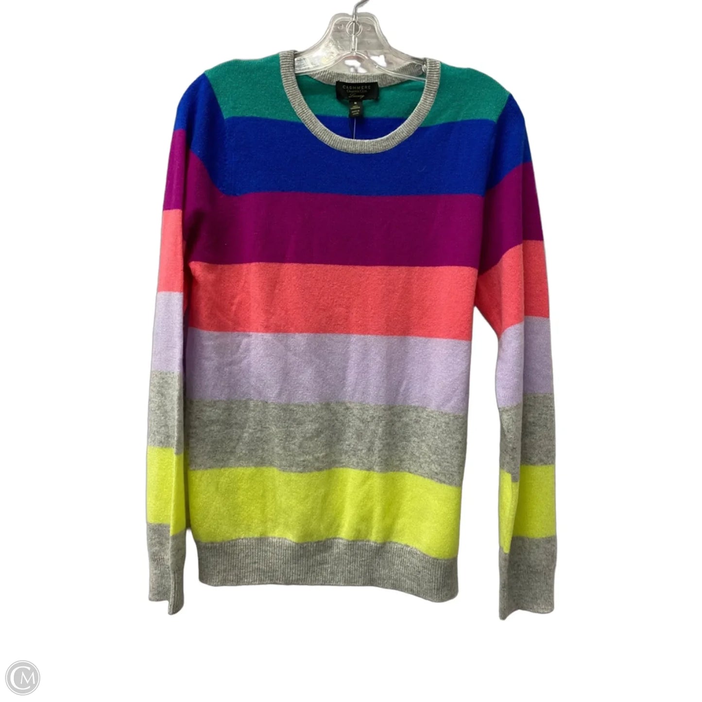 Sweater Cashmere By Charter Club In Blue & Green, Size: M