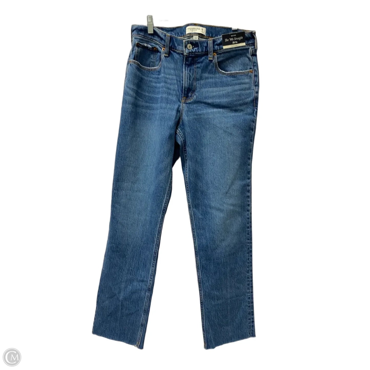 Jeans Straight By Abercrombie And Fitch In Blue, Size: 6