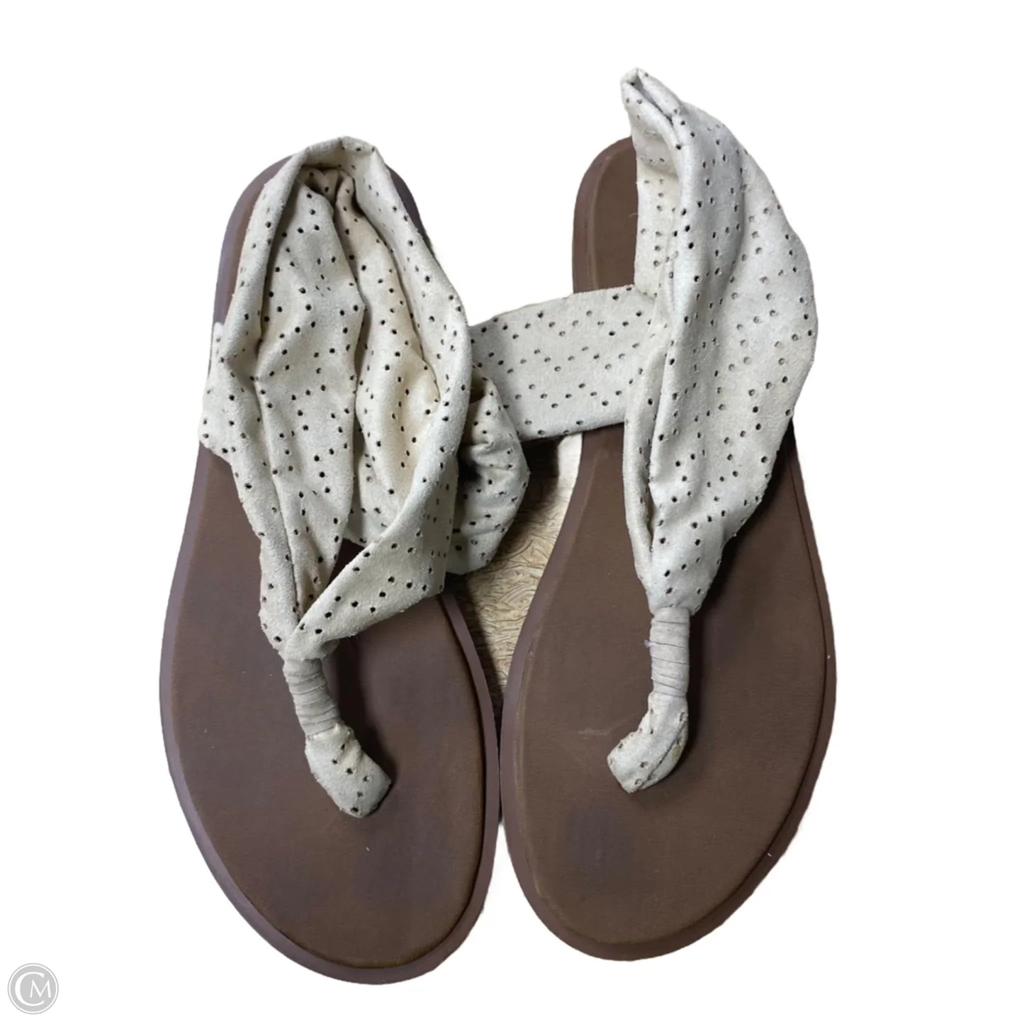 Sandals Flats By Sanuk In Tan, Size: 9