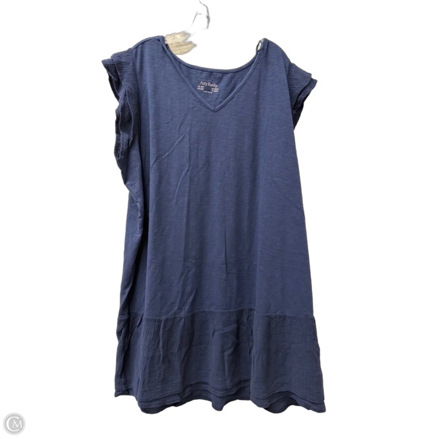 Dress Casual Short By Any Body In Blue, Size: 3x