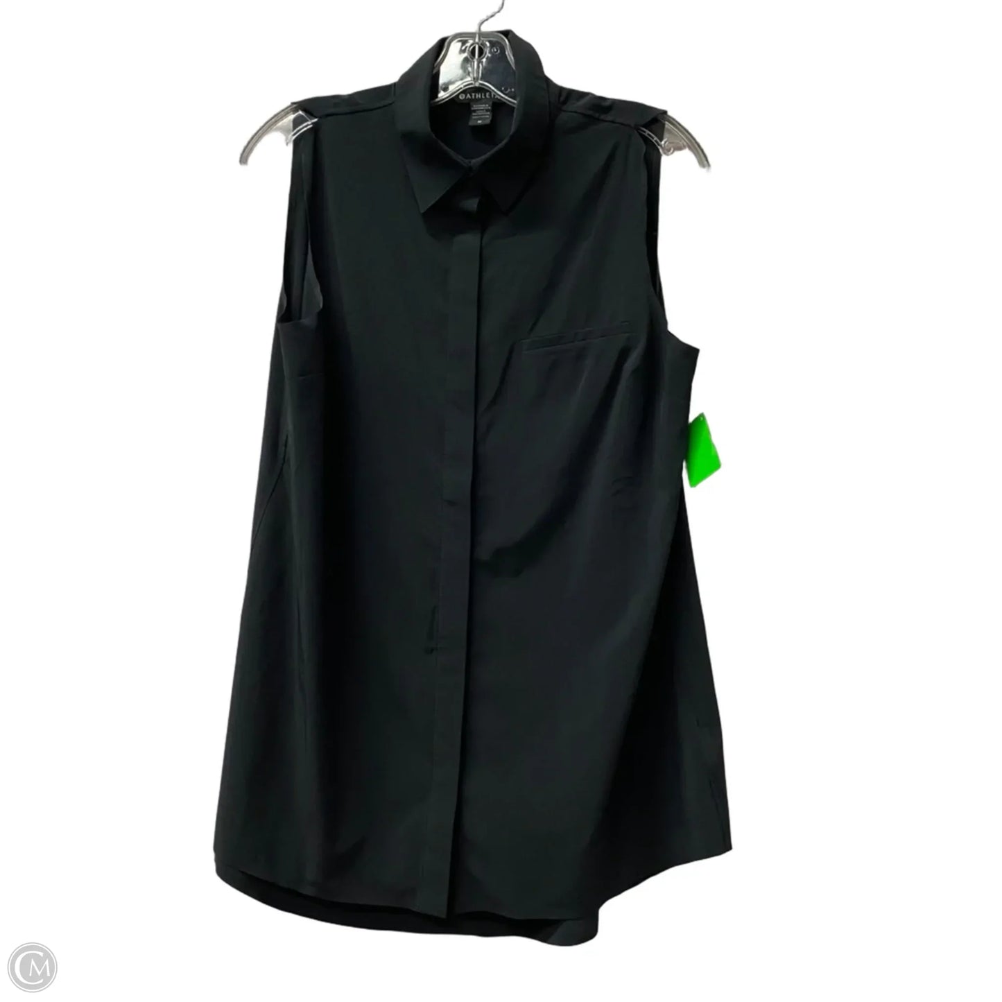 Top Sleeveless By Athleta In Black, Size: M