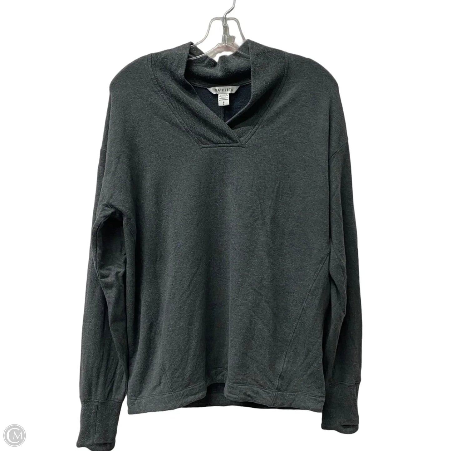 Athletic Sweatshirt Crewneck By Athleta In Grey, Size: S