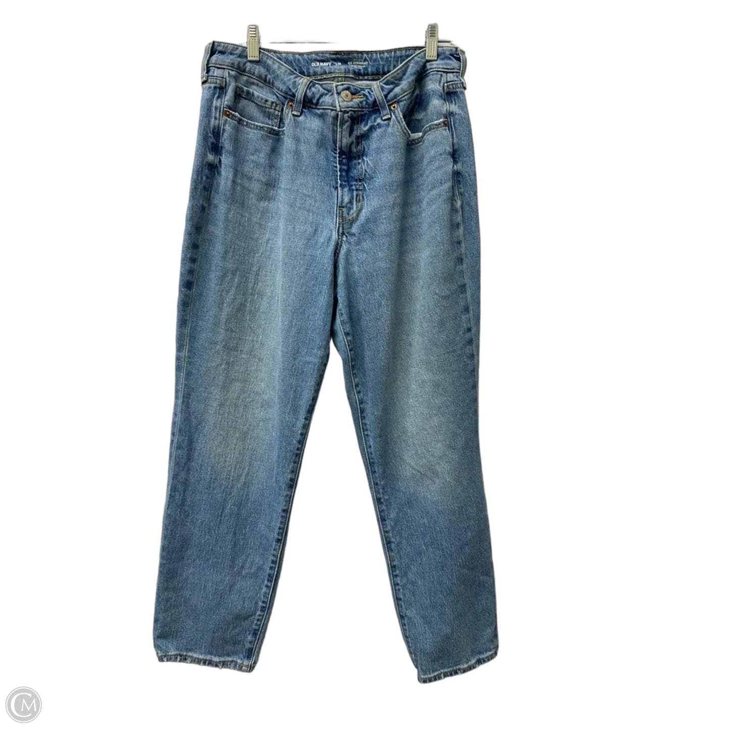 Jeans Straight By Old Navy In Blue Denim, Size: 12