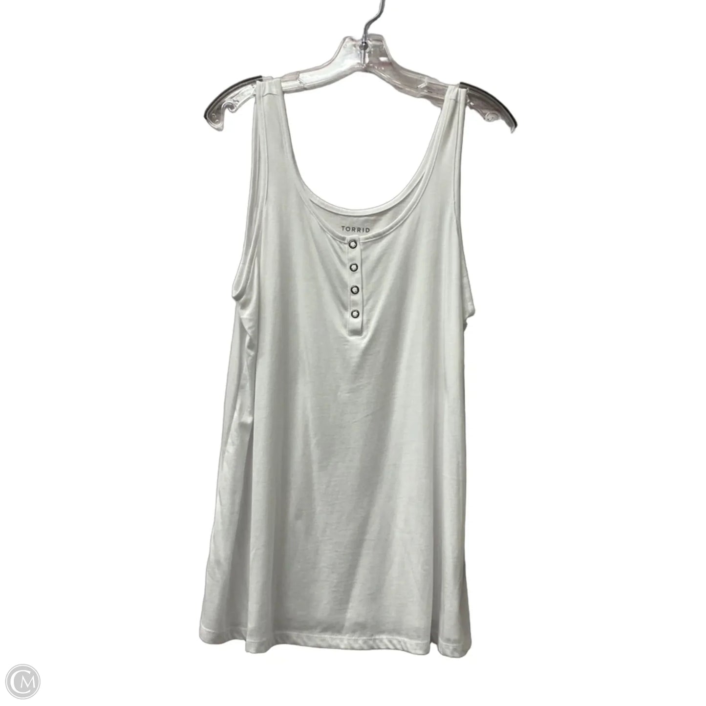 Tank Top By Torrid In White, Size: L