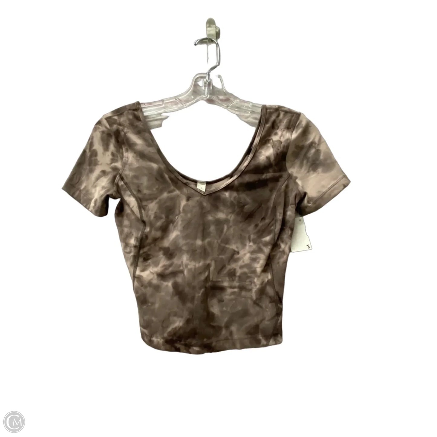 Top Short Sleeve By Lululemon In Purple, Size: S