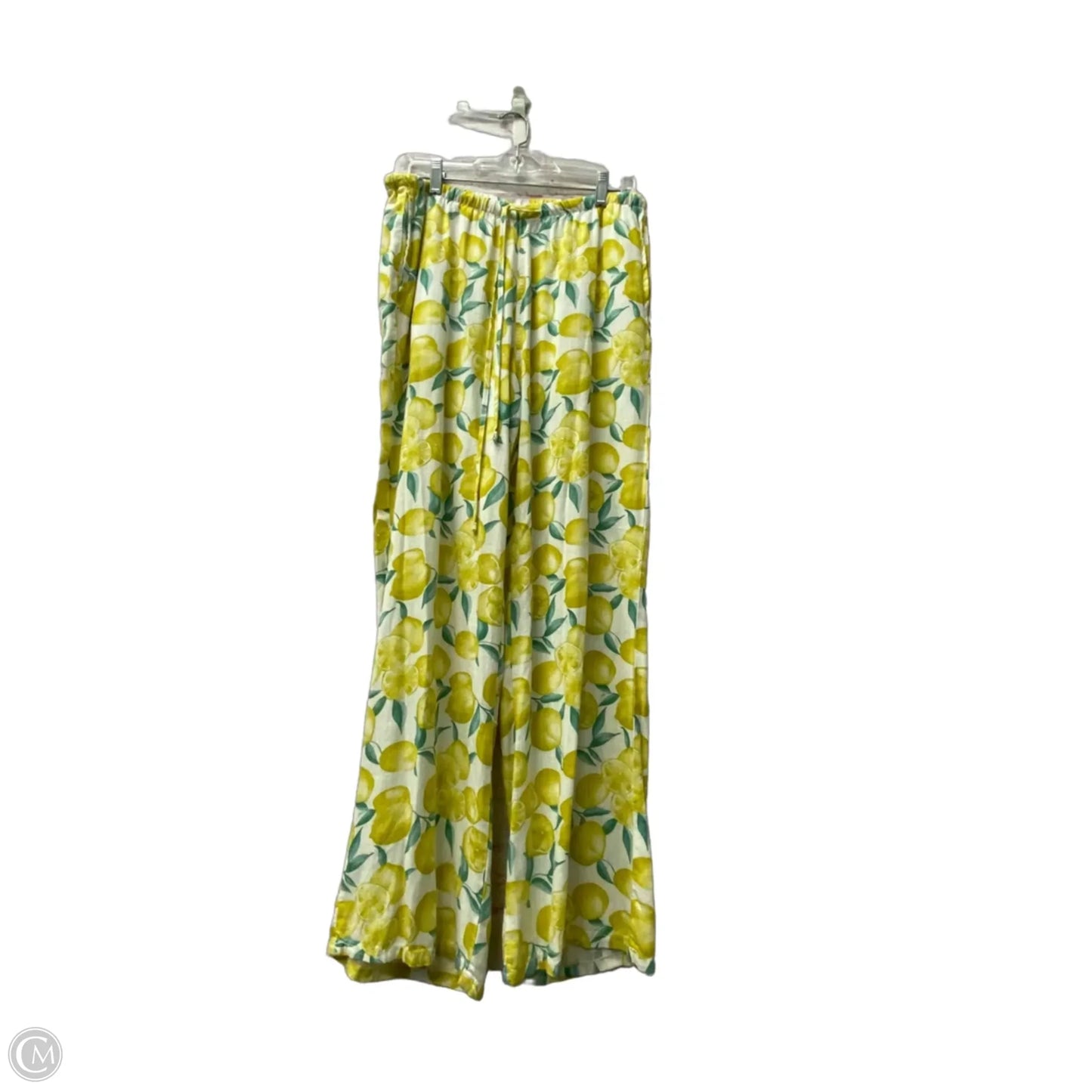 Pants Linen By angel kiss In Yellow, Size: M
