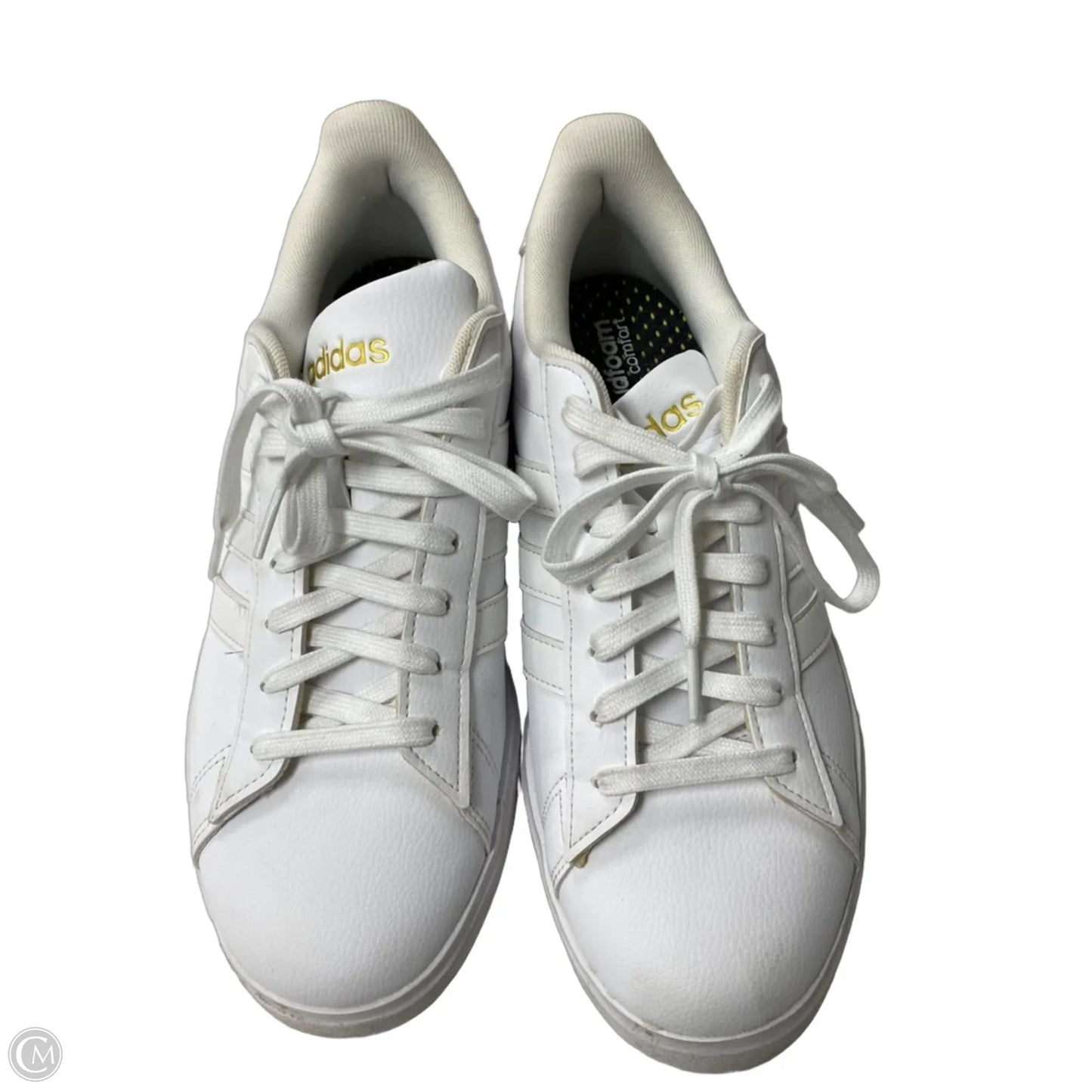 Shoes Athletic By Adidas In White, Size: 10