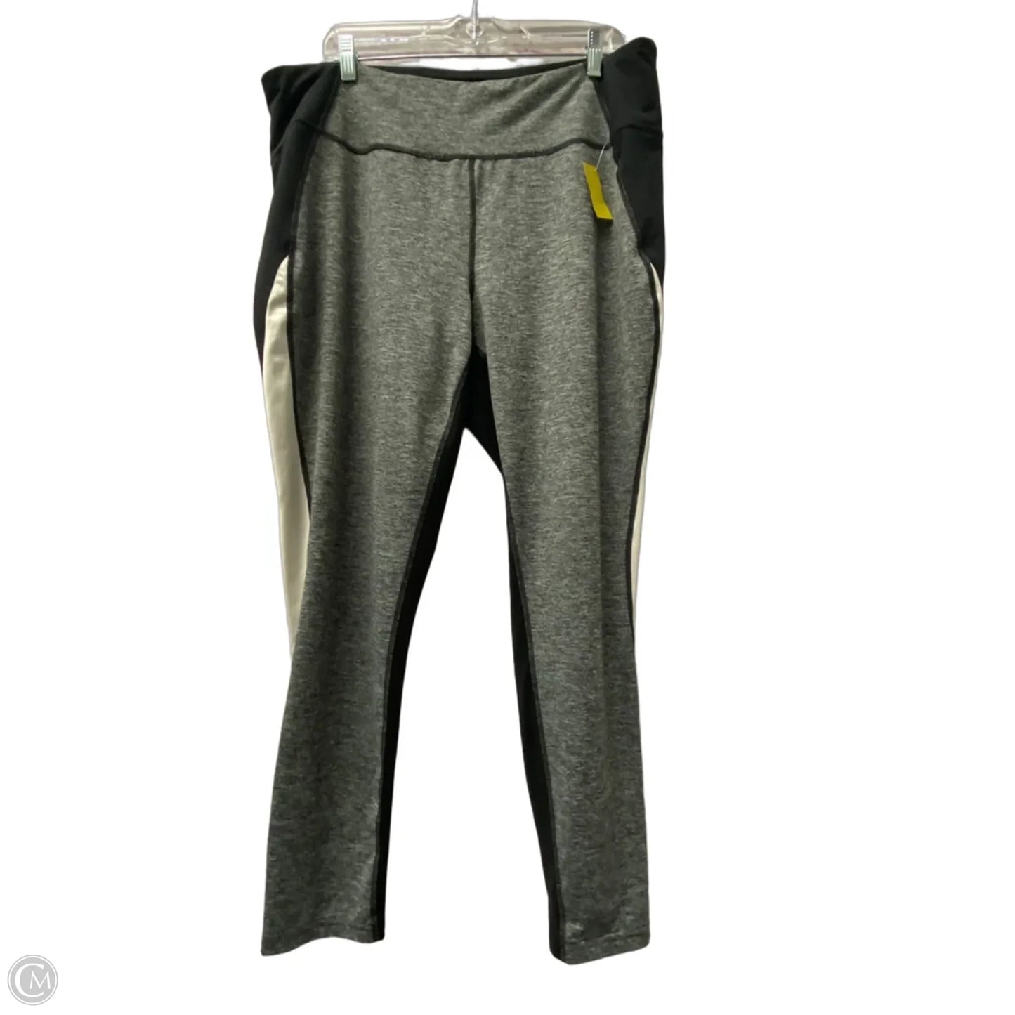 Athletic Leggings By Tek Gear In Grey, Size: 2x