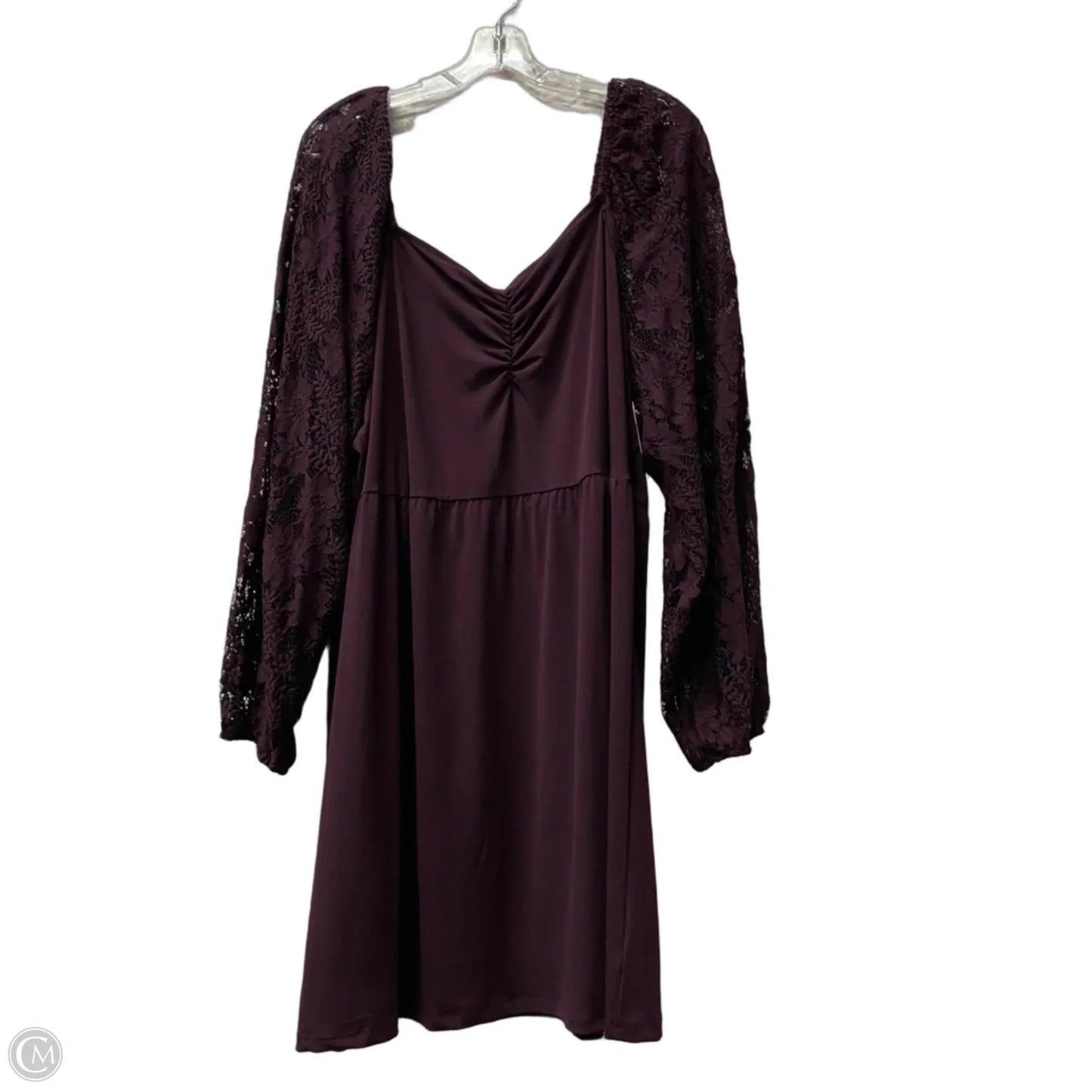 Dress Casual Short By Maurices In Purple, Size: 2x