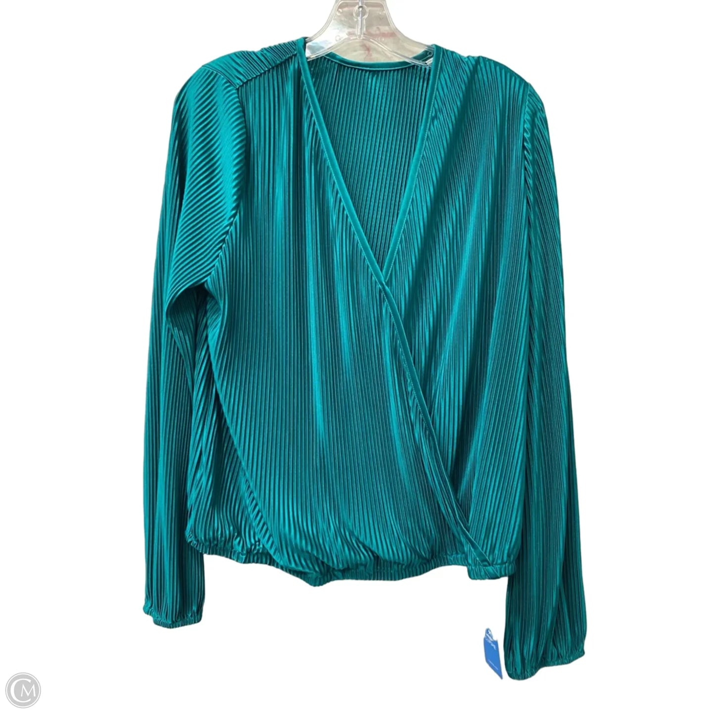 Top Long Sleeve In Blue, Size: Xl