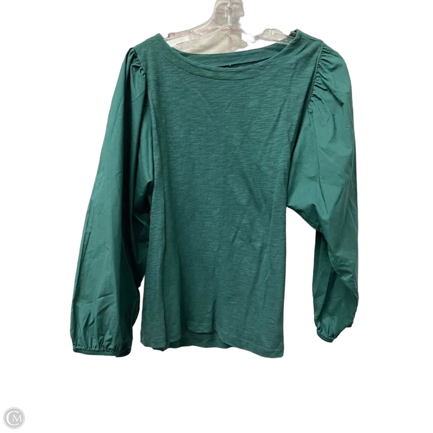 Top Long Sleeve By Loft In Green, Size: L