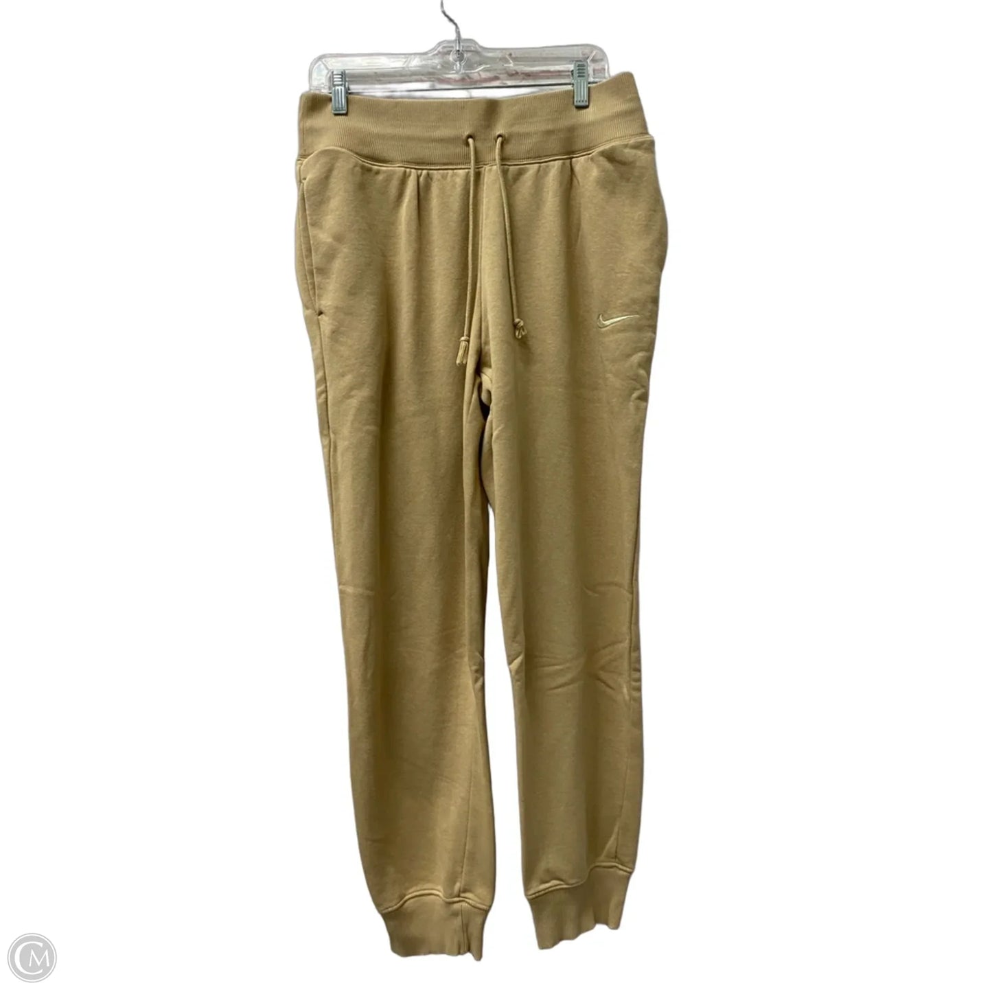 Athletic Pants By Nike In Tan, Size: L
