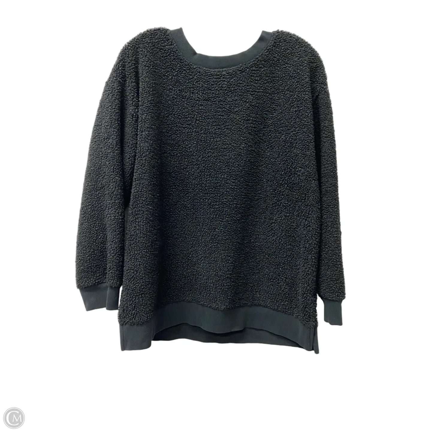Sweatshirt Crewneck By Loft In Black, Size: L