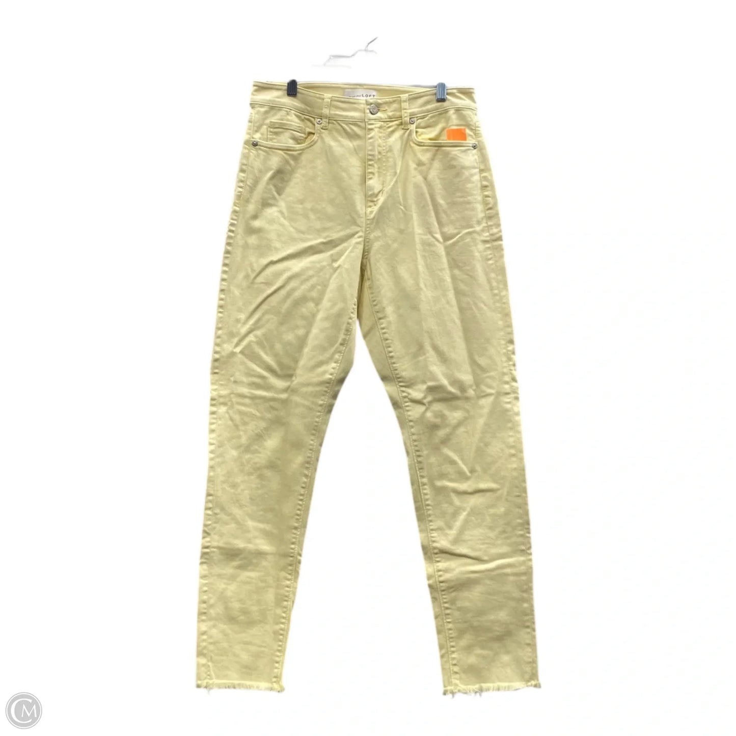 Jeans Straight By Loft In Yellow, Size: 6