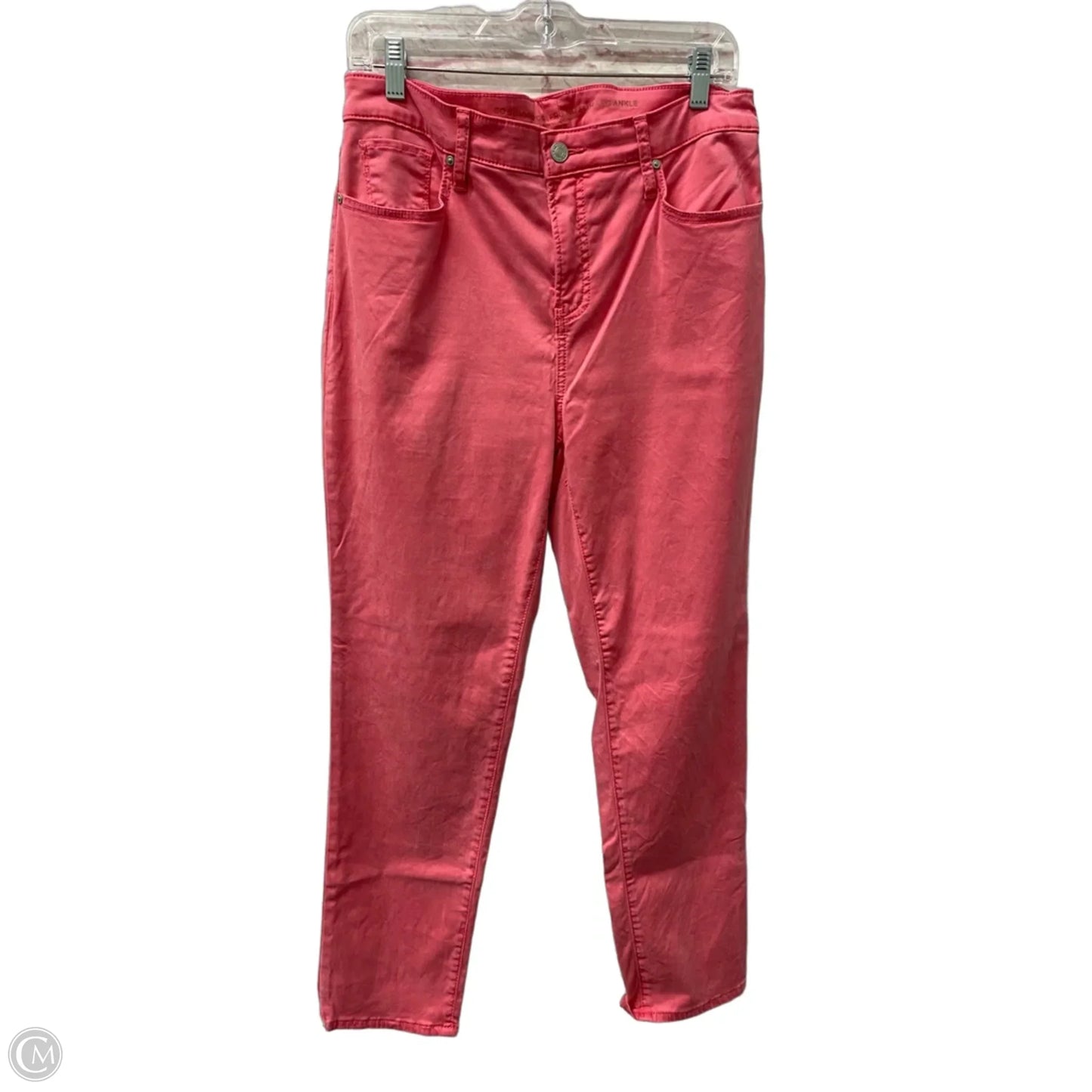 Jeans Straight By Chicos In Pink, Size: 10