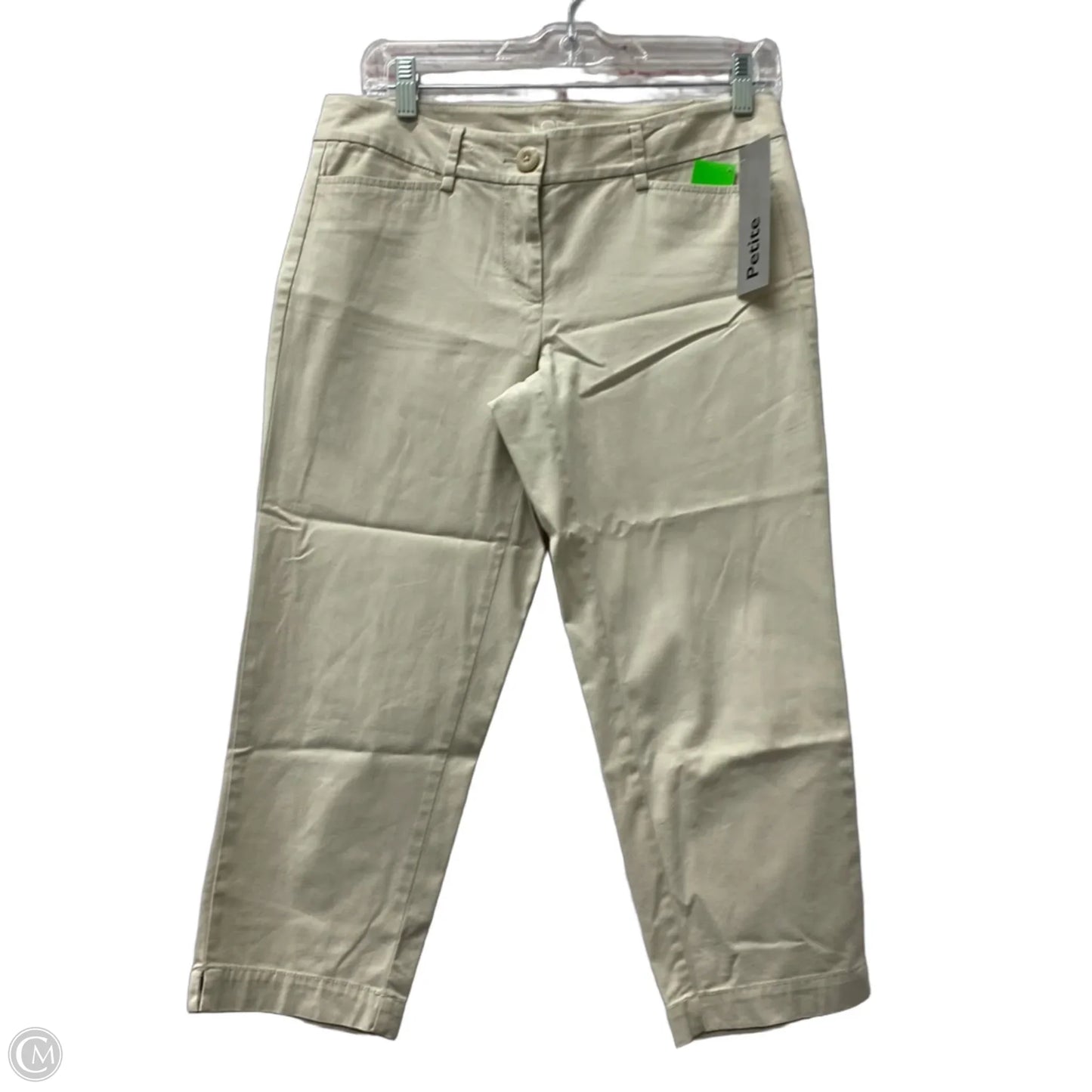 Pants Cropped By Loft In Beige, Size: 2p