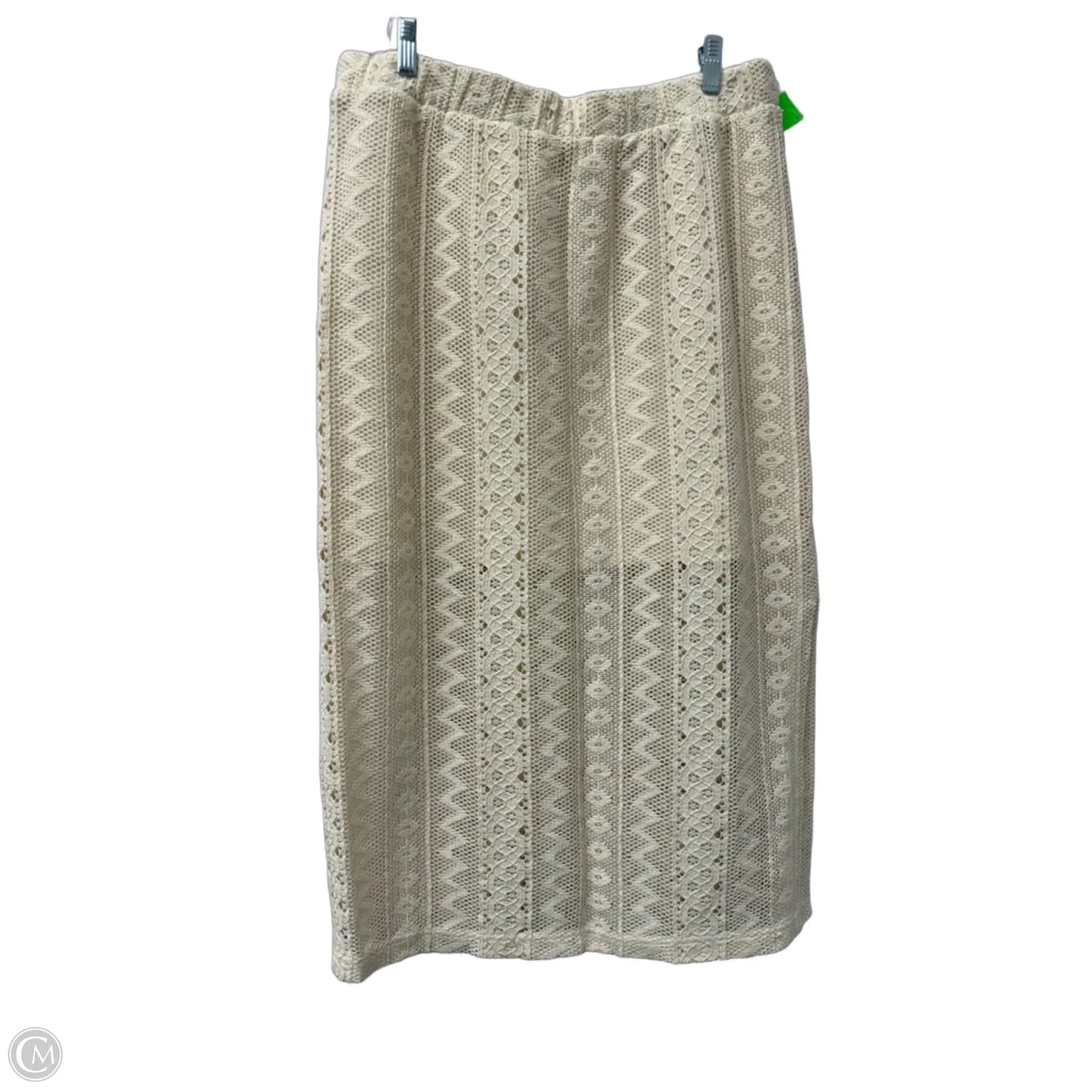 Swimwear Cover-up By Loft In Cream, Size: L