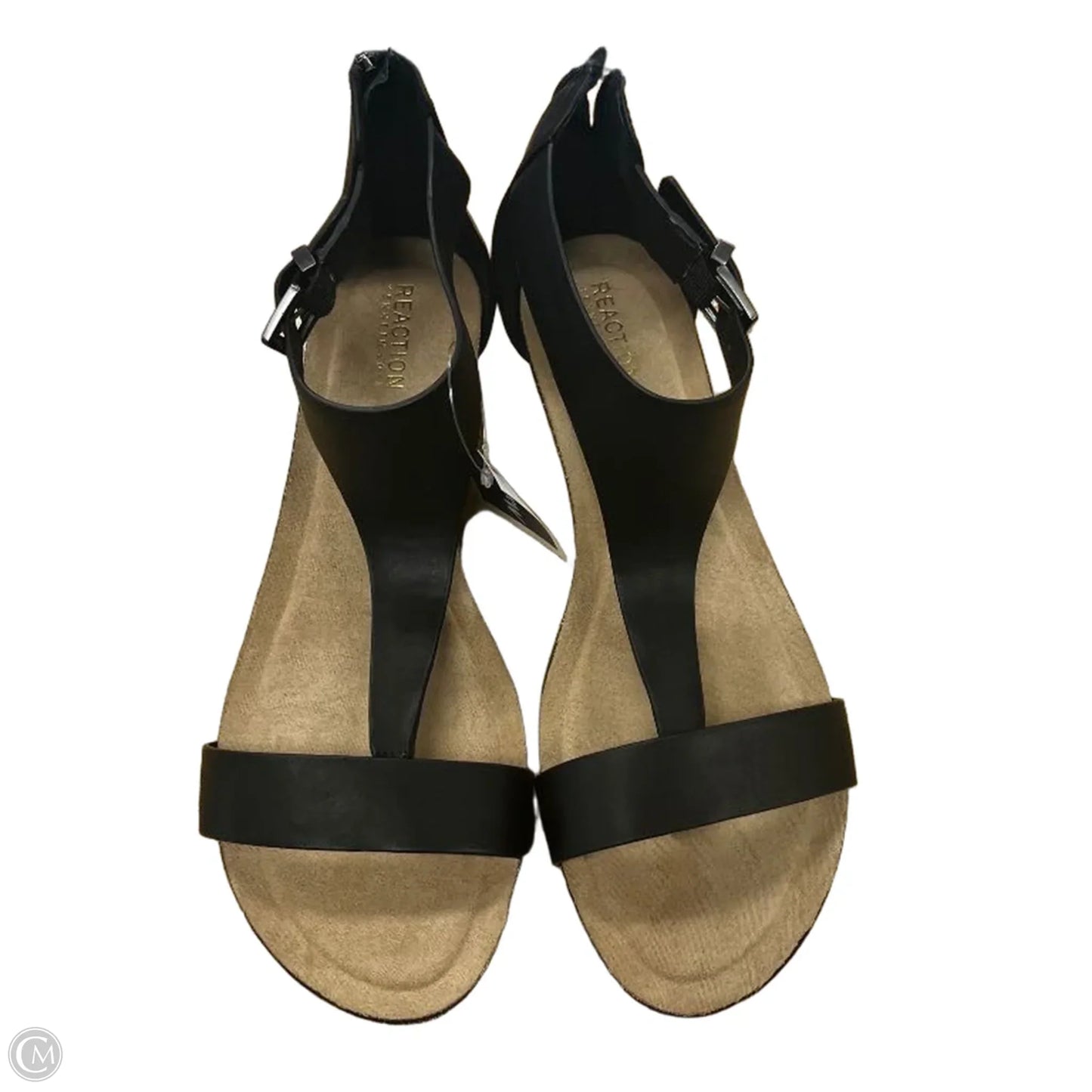 Sandals Flats By Kenneth Cole Reaction In Black, Size: 9.5
