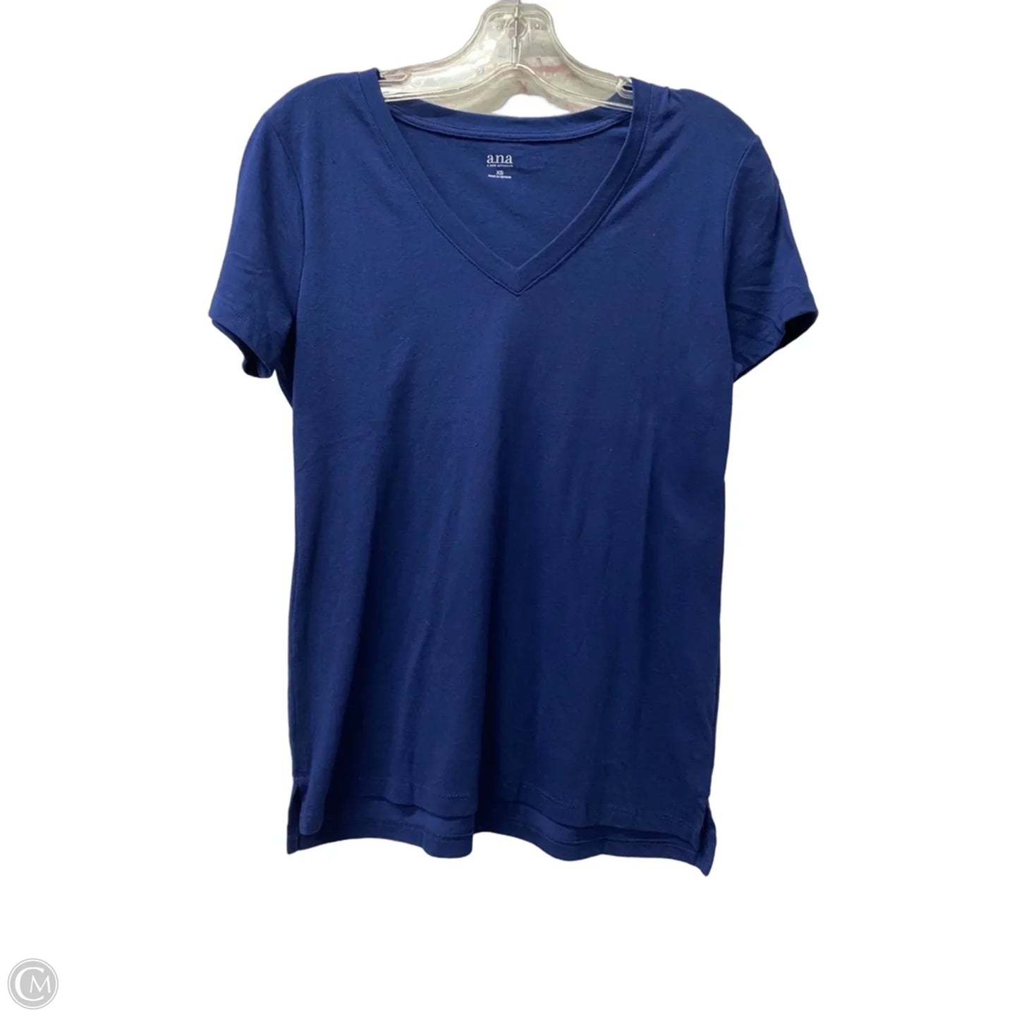 Top Short Sleeve By Ana In Navy, Size: Xs