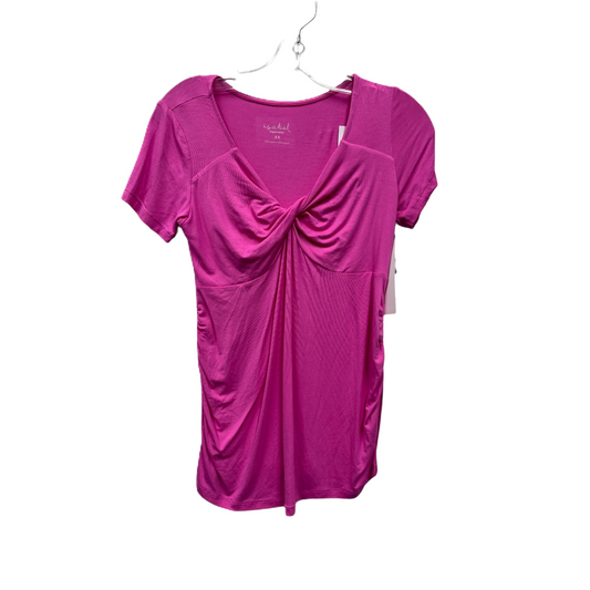Maternity Top Short Sleeve By Isabel Maternity  Size: Xs