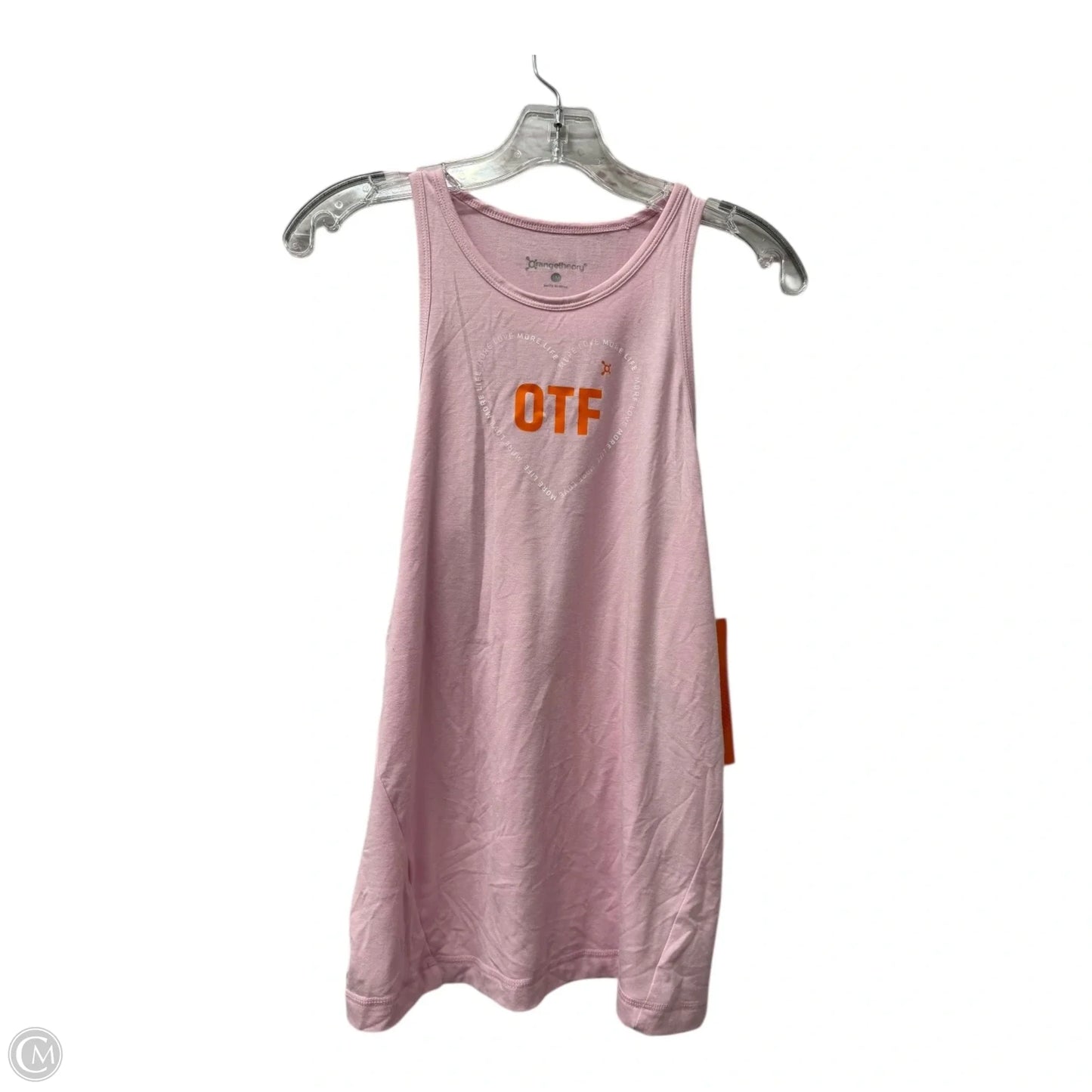 Athletic Tank Top By orange theory fitness In Pink, Size: S