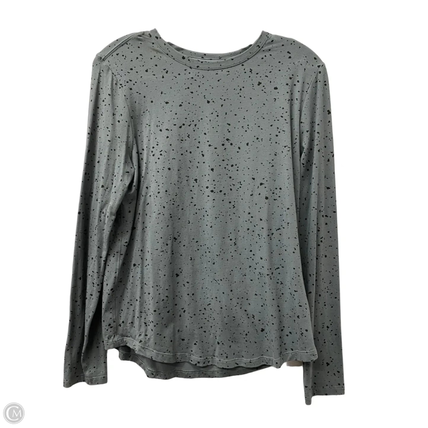 Athletic Top Long Sleeve Crewneck By Lululemon In Grey, Size: S