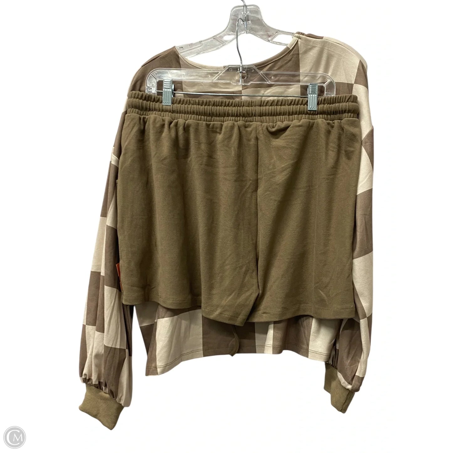 Skirt Set 2pc By Grace + Emma In Brown, Size: Xl