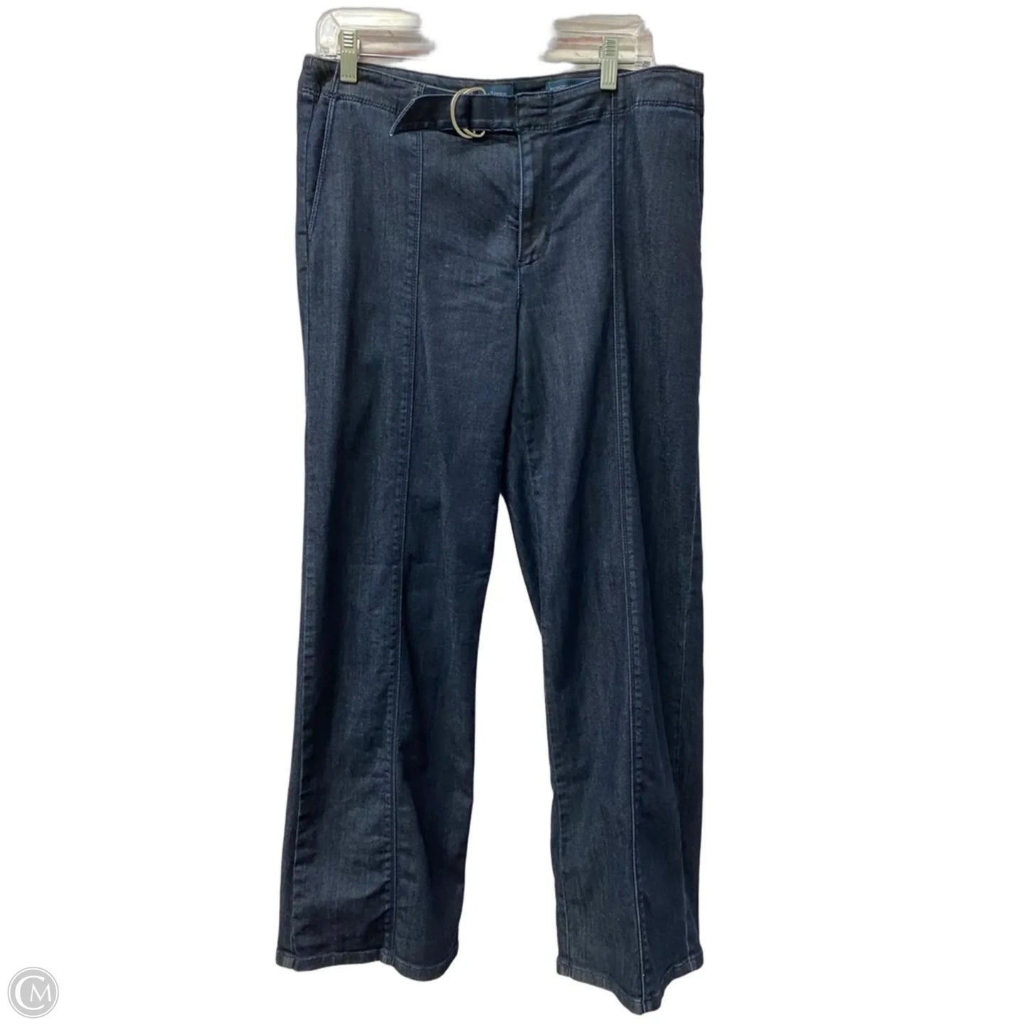 Jeans Wide Leg By J. Jill In Blue Denim, Size: 10