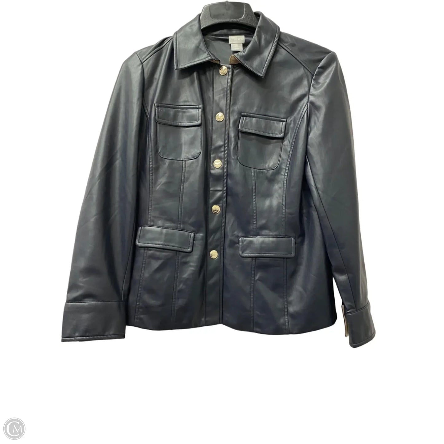 Jacket Other By Chicos In Blue, Size: S