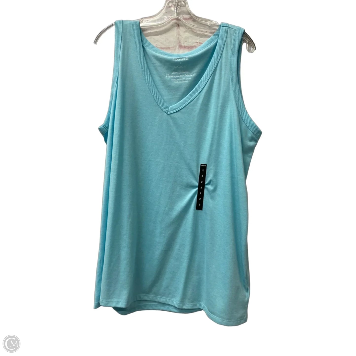 Top Sleeveless Basic By Torrid In Blue, Size: 2x