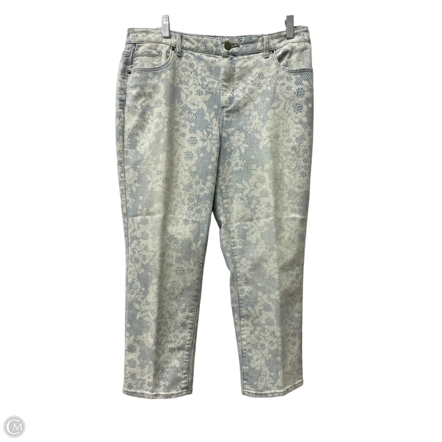 Jeans Cropped By Chicos In Blue, Size: 8
