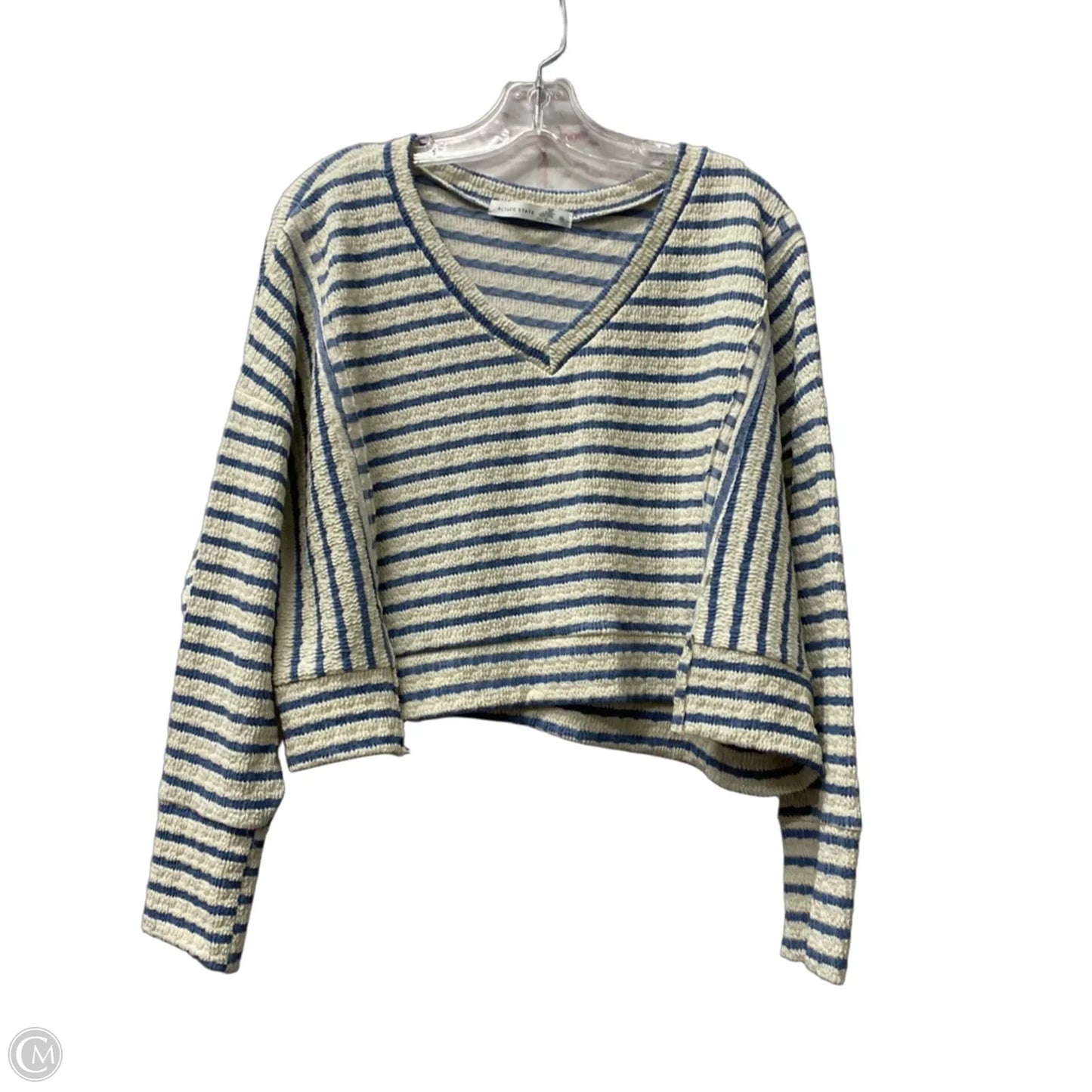 Top Long Sleeve By Altard State In Blue, Size: M