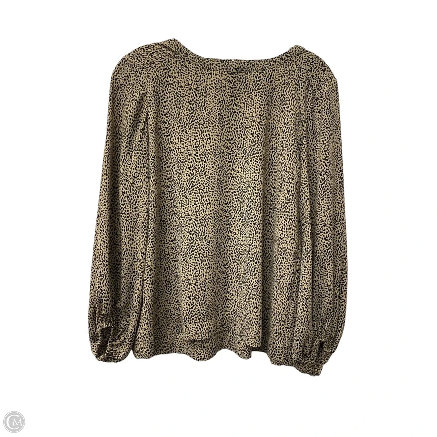 Top Long Sleeve By Loft In Brown, Size: Xs
