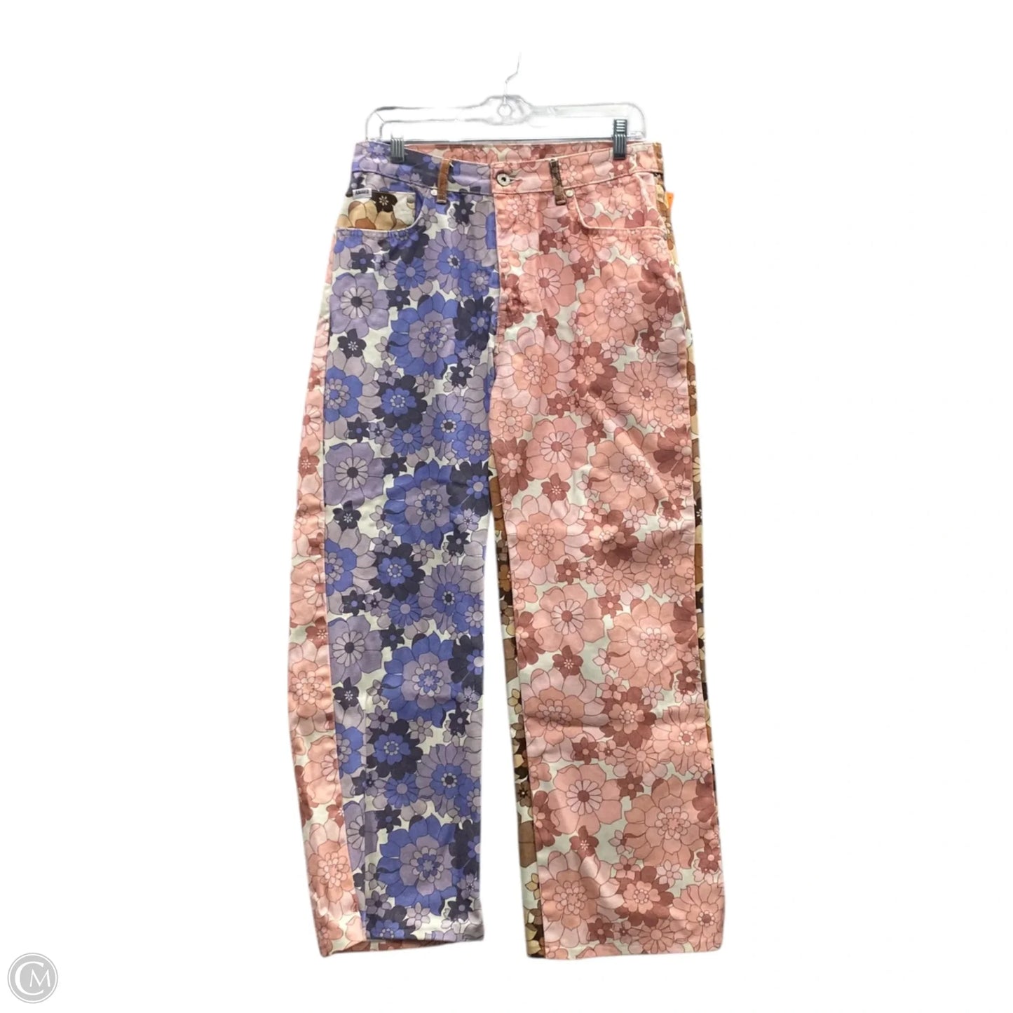 Jeans Boot Cut By Cme In Pink & Purple, Size: 10