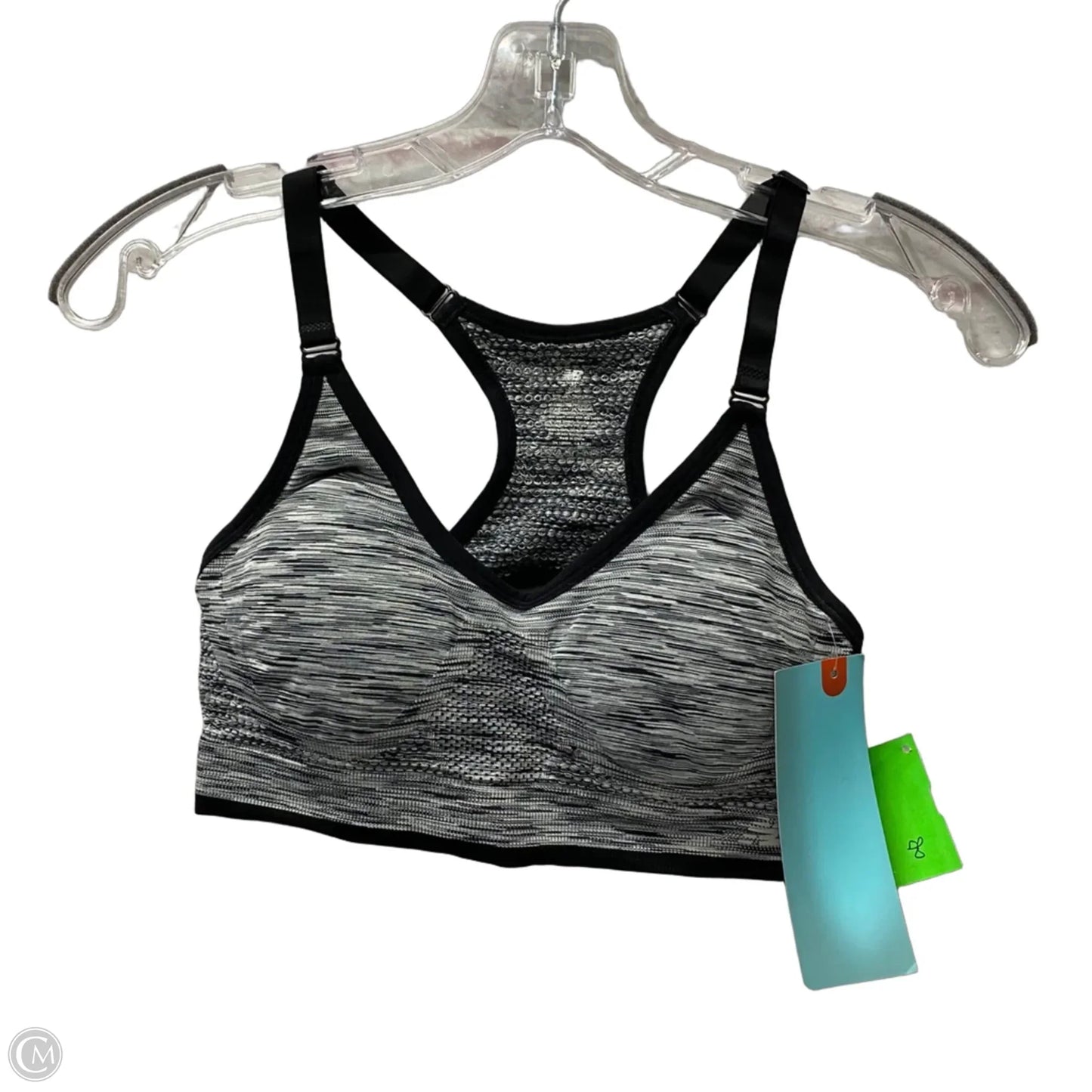 Athletic Bra By New Balance In Grey, Size: M