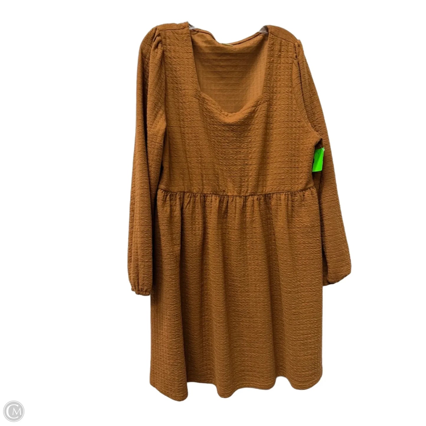Dress Casual Short By Cme In Tan, Size: 2x
