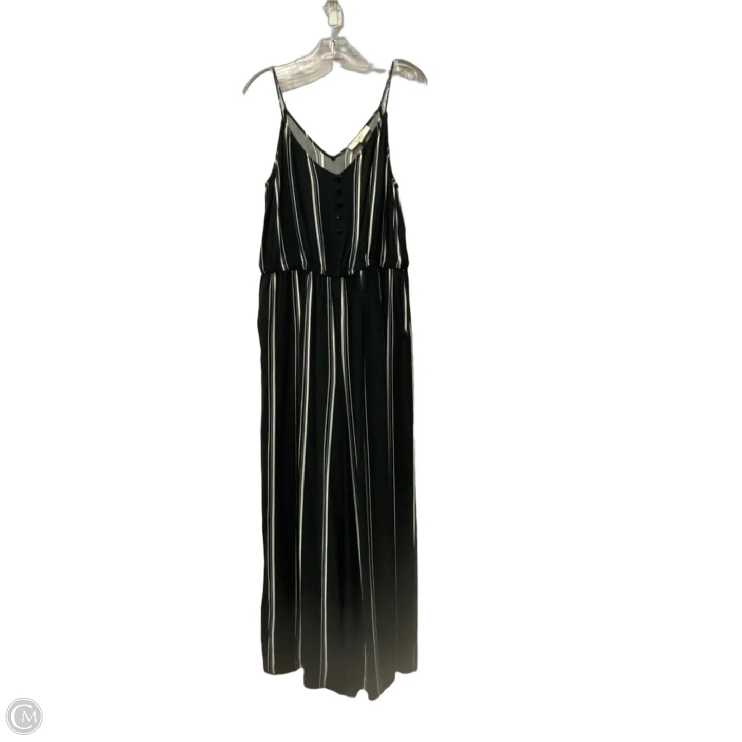 Jumpsuit By Loft In Black & White, Size: 8