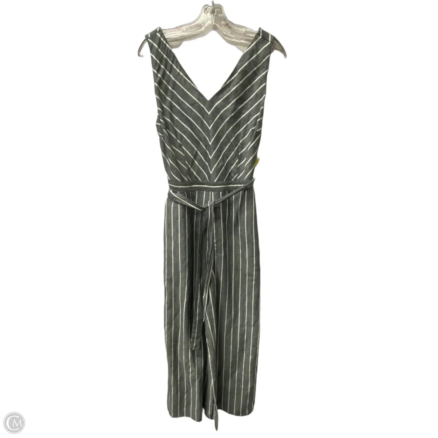 Jumpsuit By Loft In Grey & White, Size: M
