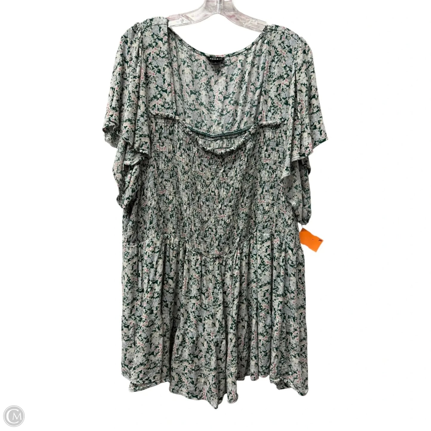 Top Short Sleeve By Torrid In Green, Size: 5